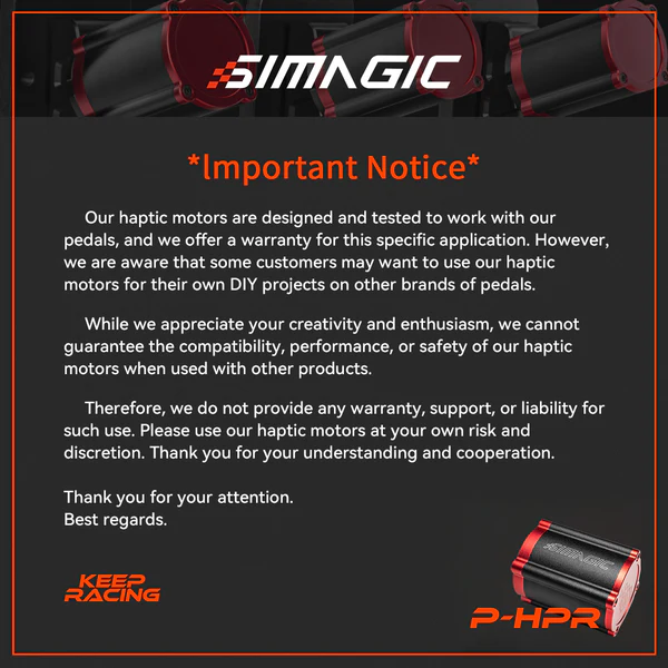 Simagic Haptik Pedál / Kézifékrezgető