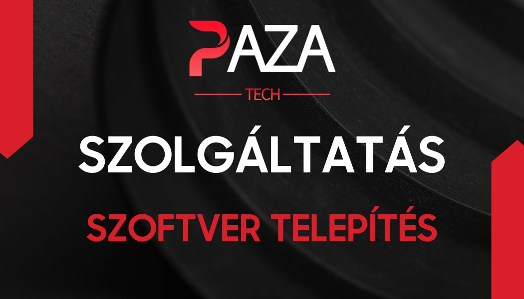 Szolgáltatás - Szoftver telepítés