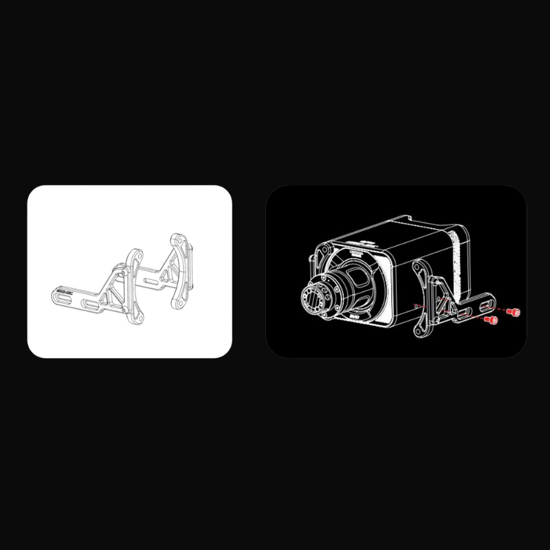 Simagic Alpha EVO tartókonzol (Front Mount)