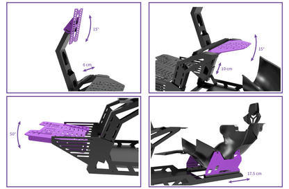 Conspit FP-Lite szimulátor váz (üléssel, szőnyeggel)